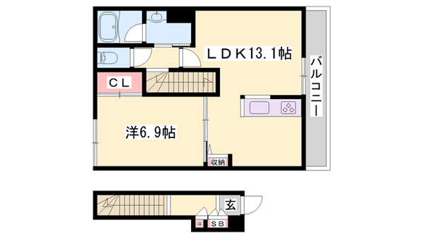 メゾン328の物件間取画像
